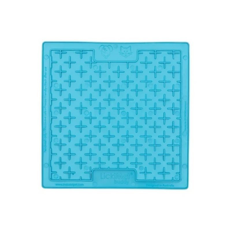 LICKIMAT BUDDY ORIGINAL SLOW FOOD ANTI-ANXIETY LICKING MAT FOR CATS - BLUE