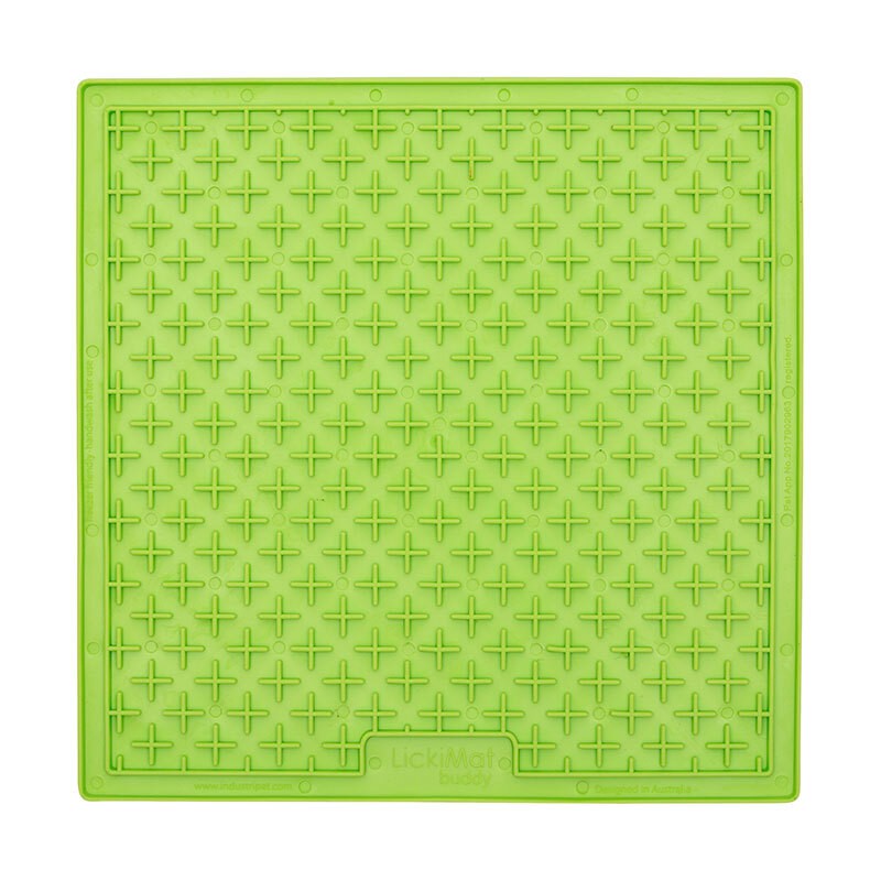 LICKIMAT BUDDY ORIGINAL SLOW FOOD ANTI-ANXIETY LICKING MAT FOR DOGS EXTRA LARGE - GREEN