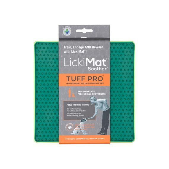 LICKIMAT FOR DOG SOOTHER PRO TUFF GREEN