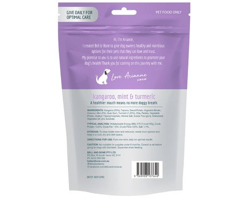BELL AND BONE DOG TREAT DENTAL MEDIUM 182G