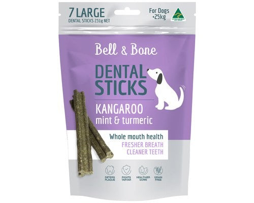 BELL AND BONE DOG TREAT DENTAL LARGE 231G