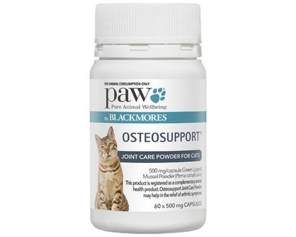 PAW BLACKMORES OSTESUPPORT FOR CATS 60 CAPSULES